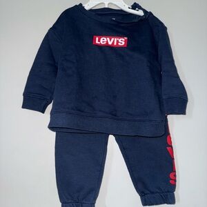 Levi's Blue Jogger Sweatpants with Elastic Cuffs